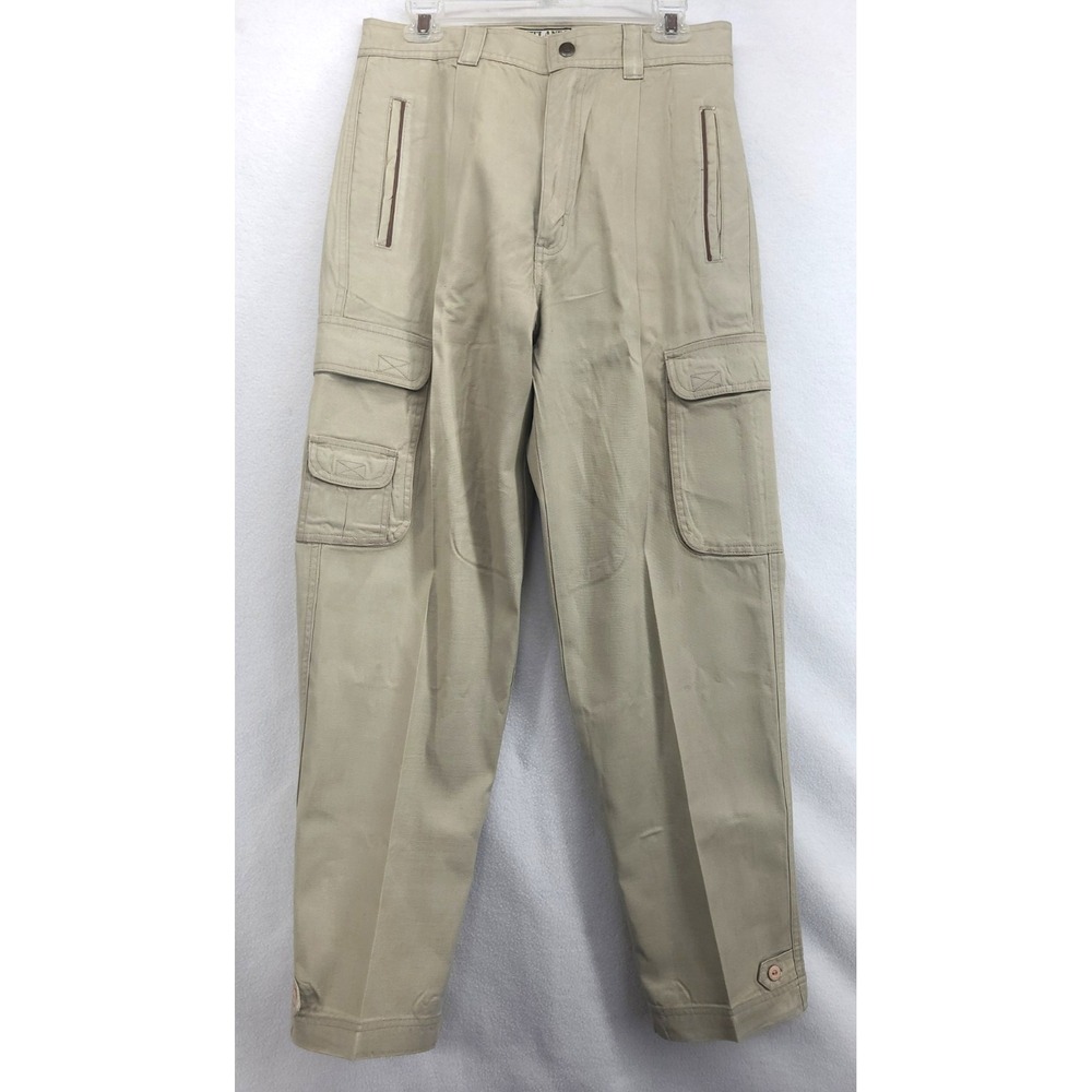 Vintage Bugle Boy Wetlands Cargo Pants 32x30 Utility Outdoor Adventure Workwear